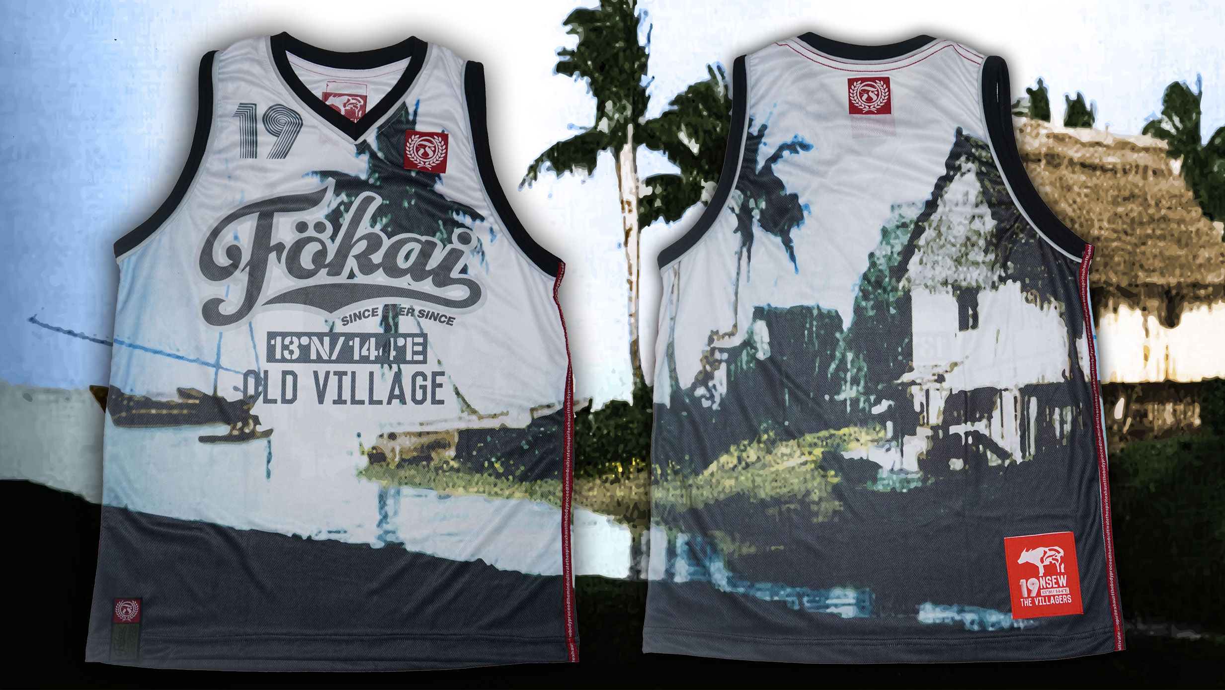 ROOTS: Fokai OLD VILLAGE REAL FLAG TANK! Where the Guam Flag was designed.